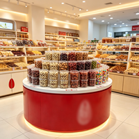 Présentoir Personnalisé pour Magasin de Noix Grillées, Comptoir de Présentation de Snacks, Vitrine Complète pour Magasin – Fabricant