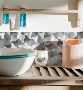 Aluminium auto-adhésif Pvc Mosaïque <span class=keywords><strong>Salle</strong></span> <span class=keywords><strong>de</strong></span> <span class=keywords><strong>bain</strong></span> Cuisine Dosseret Remodelage Mural Mosaïque 4m Adhésif Stratifié Pvc Carrelage Mural - Product Image 2
