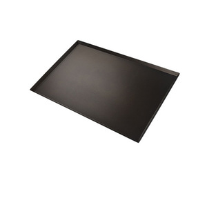 Plaque à pain antiadhésive rectangulaire à Angle droit en alliage d'aluminium 60x40, plaque à pâtisserie pour rouleau de gâteau, moule commercial - Product Image 3