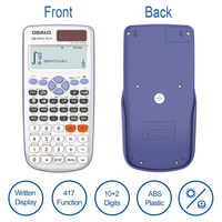 Nouvelle Arrivée Calculatrice Scientifique OS-991ES PLUS Deuxième Édition Certifiée CE Alimentation Solaire par Pile Bouton Affichage 10+2 Chiffres pour