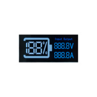Écran LCD 7 segments négatif VA personnalisé avec broches métalliques Module LCD VA de type TN Affichages de segments LCD VA