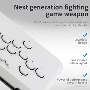 POWKIDDY A50 Hitbox контроллер игровая клавиатура RGB свет аркадный джойстик контроллер для PS4/ PS5/PC/Steam Fightstick клавиатура - Product Image 5