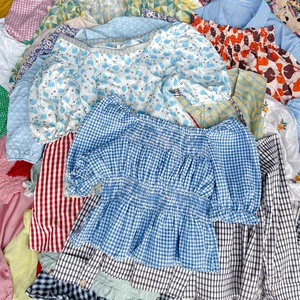 Vêtements d'<span class=keywords><strong>occasion</strong></span> pour femmes en gros : Blouses en coton usagées, vêtements de seconde main pour dames, vêtements usagés de Corée en balles - Product Image 1