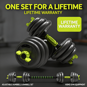 <span class=keywords><strong>Mancuernas</strong></span> de Acero, Equipo de Fitness para Hombre, Barra Multifuncional para el Hogar, Un Par, Peso Ajustable, para Fisicoculturismo - Product Image 4