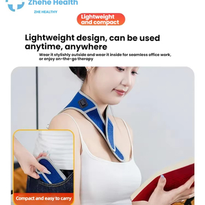 Beheiztes Graphen-Schulter <span class=keywords><strong>massage</strong></span> gerät mit warmer Kompresse, Schutz der Halswirbel säule, elektrischer Heizung, Ferninfrarot-Therapie, - Product Image 2