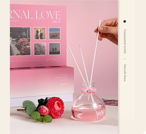 Diffuseur de parfum LANJO de luxe pour la fête des mères, en verre sans plomb, avec fleurs, huile essentielle, arôme floral, durée de vie de 3 mois - Product Image 4