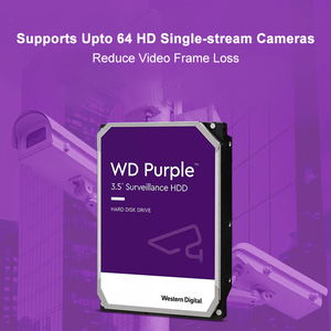 สำหรับการตรวจสอบฮาร์ดไดรฟ์เกรด Vertical CMR Pro (WD8002PURP) ของเวสเทิร์น ดิจิตอล - Product Image 4