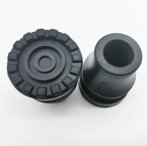 Fundas de Goma Antideslizantes y Resistentes al Desgaste para <span class=keywords><strong>Muletas</strong></span>, Bastones de Senderismo, Bastones de Caminar para Personas Mayores, Puntas de Repuesto para Andadores de Exterior - Product Image 3