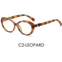 Lunettes anti-lumière bleue œil de chat ovales en TR90 pour femmes, petites lunettes rétro œil de chat, montures transparentes tendance