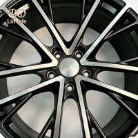 Jantes forgées bicolores à rayons fendus 20x9J 5x114.3 ET35 CB73.1 Jantes de voiture de tourisme personnalisées OEM