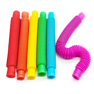 ของเล่นบีบคลายเครียดแบบยืดได้หลากสีสำหรับเด็ก  แบบทำเอง  หลอดป๊อป - Product Image 1