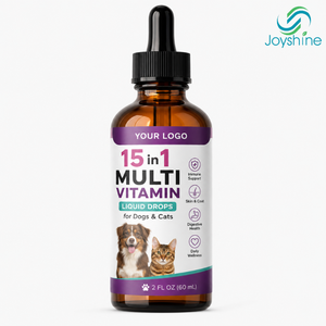 OEM/ODM Gotas Multivitamínicas 15 en 1 para Perros y Gatos, Suplemento Nutricional Complejo ABCD para Mascotas - Product Image 1