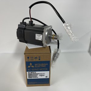 มอเตอร์เซอร์โวโรตารี่แบบไร้แปรงถ่าน AC ของมิตซูบิชิ รุ่น HC-MFS053D 50W แกนแบบ D-cut ของแท้ใหม่ 100% - Product Image 1