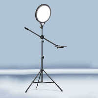 Panneau de lumière LED de 10 pouces pour support de bureau d'éclairage photographique d'anneau de vidéo de studio pour la prise de vue aérienne de photo