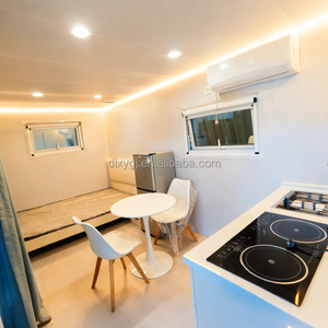 Villa mobile de luxe préfabriquée de 40 pieds, modèle phare, avec suite 2 chambres, cuisine et salle de bain, pour complexe hôtelier - Product Image 4
