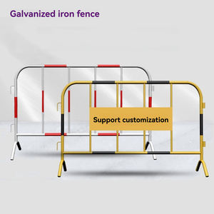 Valla de caballo de hierro, advertencia de carretera Municipal, barandilla de carretera temporal móvil, cercado de seguridad, barandillas de vehículos portátiles - Product Image 2