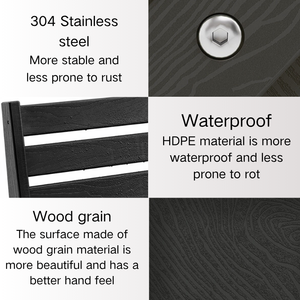 Personalización Ecológico Balcón Ocio HDPE Adirondack Impermeable Patio Bar Mesas - Product Image 4