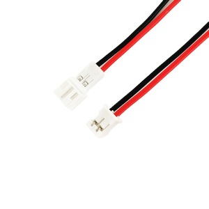 Cable Terminal Rojo y Negro XH PH con Paso de 1.25, 2.0, 2.54mm, Arnés de Terminales de Extremo Único 2P 3P para Producción y Procesamiento - Product Image 5