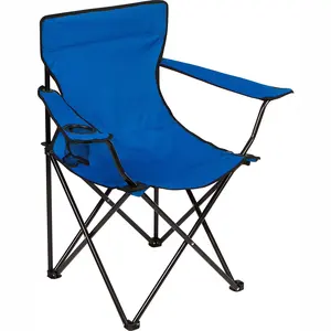 Vente en gros de chaises de plage pliantes légères et pliables en métal d'usine pour l'extérieur avec logo personnalisable