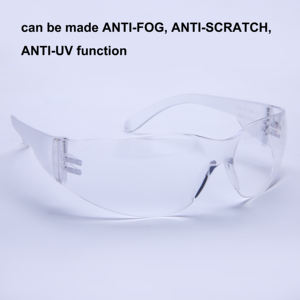 Lunettes de sécurité anti-buée transparentes les plus récentes Lentille en polycarbonate à cadre PC à la mode ANSI Z87.1/EN166 certifiée pour protéger les yeux - Product Image 5