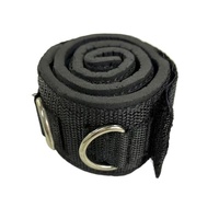 Sangles résistantes à la cheville rembourrées réglables en néoprène personnalisées avec anneaux en D pour les machines à câble et les exercices de jambe et de cuisse en salle de sport