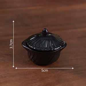 Chenjun หม้อดินและจานขนาดเล็กโมเดลบ้านตุ๊กตา DIY อุปกรณ์ตกแต่งมินิเดสก์ท็อปภูมิทัศน์ขนาดเล็ก - Product Image 6