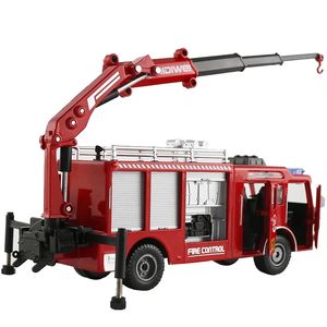 KDW سبيكة إطفاء الحريق لعبة مجسمة 1/50 مقياس دييكاست مدينة الطوارئ الانقاذ النار مركبة الهندسة اللعب شاحنة - Product Image 5