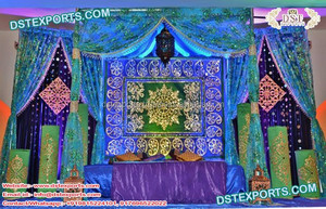 ฉากหลังปักลายสไตล์ใหม่,ฉากหลังปักลายสำหรับเวทีปัญจาบ Mehndi - Product Image 6