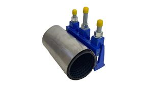 Nouvelle arrivée, collier de serrage de réparation à haute pression en acier inoxydable, surface lisse, connexion à bride, 1 pièce, résistant aux produits chimiques, pour les fissures - Product Image 2