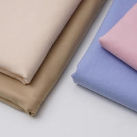 Prix Compétitif Tissu Popeline Sergé Uni Teint 80% Polyester 20% Coton 45*100D+40D 96*72 TC pour Chemises, Costumes, Sacs et Jeans pour Garçons