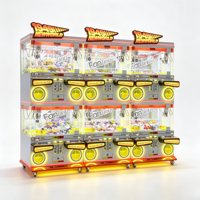 Meilleure Vente : Machine à Grappin Miniature d'Arcade Personnalisable à Monnayeur, Machine à Poupées, Jeu de Grappin à Peluches pour 4 Joueurs, 110/220V