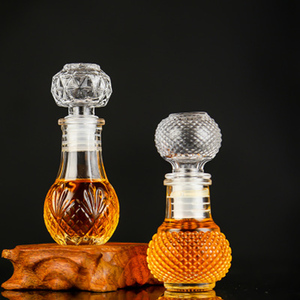 Recuerdos de Boda, Botella Redonda de Vidrio Vacía de 50 ml y 100 ml para Colonia, <span class=keywords><strong>Licor</strong></span>, Whisky y Alcohol - Product Image 4