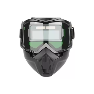 Careta de Seguridad Profesional con Atenuación Automática para Soldadura, Gafas de Seguridad Antivaho para Motocicletas, Protector Facial de Vidrio Extraíble - Product Image 3