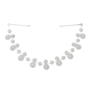 Bandeaux en cristal de fleurs pour filles, couronnes de vigne, pièces de tête de mariage, avec strass et argentés, nouvelle collection - Product Image 2