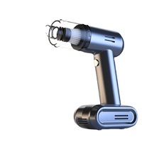 Le auto portatili NewOnline utilizzano un Mini compressore d'aria con pompa per pneumatici per auto con aspirapolvere con Display Lcd