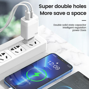 <span class=keywords><strong>Cargador</strong></span> de Pared PD de 45 W 3.0 con Carga Rápida, Doble <span class=keywords><strong>Tipo</strong></span>-<span class=keywords><strong>C</strong></span> y USB, con QC3.0 y Protección Contra Sobrecargas para 16/15/14 - Product Image 3