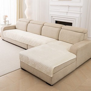 <b>Pet</b> <b>Sofa</b> Cushion Rectangle Non-Slip Universal Cover For General <b>Sofas</b> Solid Color Polyester Fiber Hand Wash Spring 2026 - Product Image 4