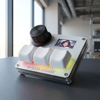 Clavier mécanique mini SayoDevice O3C USB-C rétroéclairé RGB avec bouton programmable, prise en charge des macros, raccourcis à activation rapide pour le gaming