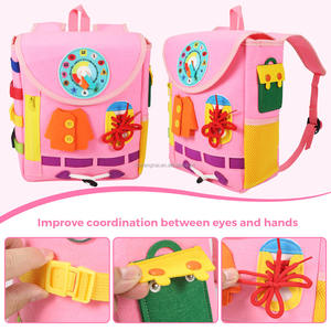 2025ベストセラーバックパック新デザインモンテッソーリフェルトビジーボードバッグ,ユニセックスギフト用 - Product Image 3