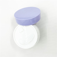 ODM Fournisseur ODM Usine RUIPACK OEM Pots en plastique à double paroi de luxe pour lotion, pot à crème en PP blanc 100 ml avec cuillère