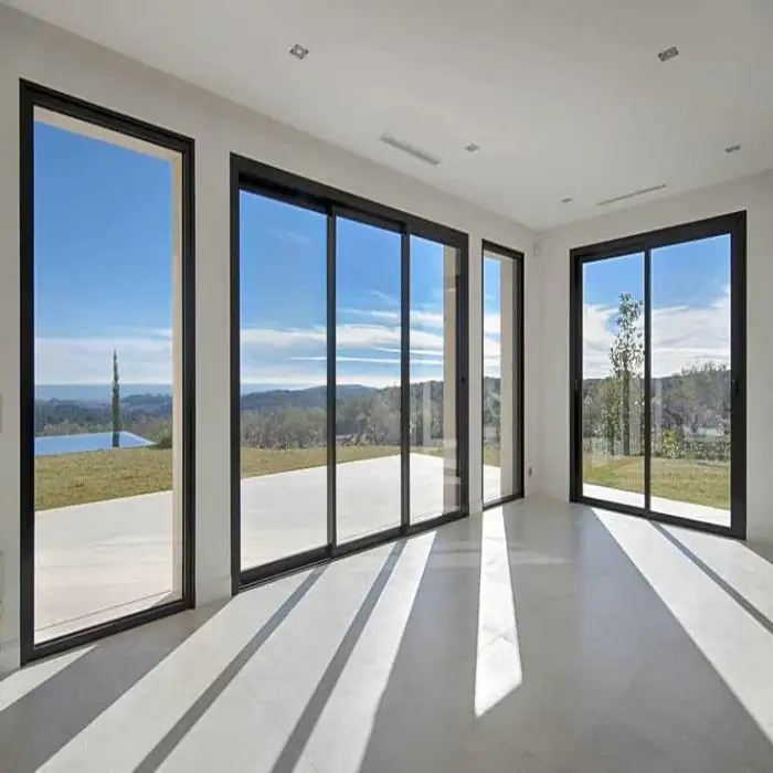 Ebest China Customized House Windows Aluminium Frame Windows And Doors and Double Glazed Ultra White Glass