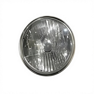 Ensemble de phares de moto ronds pour TVS HLX125 - Phare 12V 35/35W avec lentille en verre, remplacement direct - Product Image 1