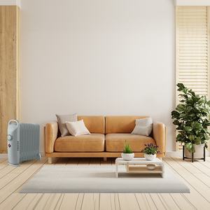 Radiador de aceite de 1000W, 9 elementos, termostato, protección contra sobrecalentamiento, luz indicadora, asa. ideal para calentar - Product Image 2