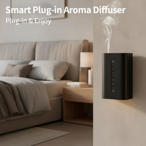 <b>Plug</b> <b>In</b> Wifi App Controlled AluminumTwo Fluid Aroma Diffuser LED <b>Lighting</b> Silent Two Fluid Atomization Diffuser for Home - Product Image 2