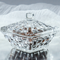 Boîtes et bacs de rangement pour épices en verre, élégants, modernes et multifonctionnels, décoration de cuisine, pot à bonbons carré en verre