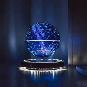 Nieuw Product Magnetische Zwevende Klok Basis Constellatie Lamp Zwevende Starry Light Ball Rgb Meerdere Kleuren Licht