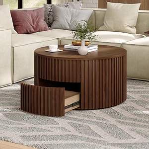 Nouvelle <span class=keywords><strong>table</strong></span> <span class=keywords><strong>basse</strong></span> ronde en bois moderne réglable, multifonctionnelle, facile à nettoyer, meubles de salon, vente directe d'usine - Product Image 6