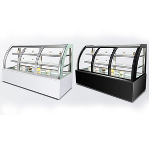 Tủ trưng bày bánh ngọt làm bằng kính, có ngăn làm mát, để bàn, thương hiệu Rebirth, dùng để trưng bày bánh nướng - Product Image 6