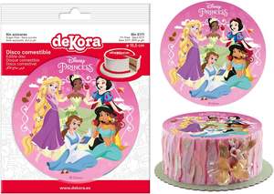 <span class=keywords><strong>Dekora</strong></span> Princess Kids Birthday Cake Topper-Plástico 15,5 cm Suministros de decoración para fiestas - Product Image 4