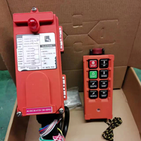 Télécommande de grue F21-E1B, 6 canaux, interrupteur de commande à distance avec bouton d'arrêt d'urgence supérieur